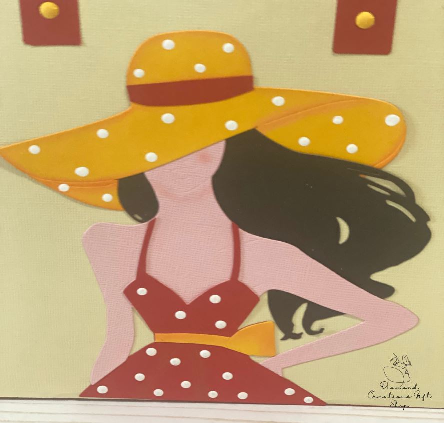 L1019 Beach Girl Die *** Troquel de Chica de Playa