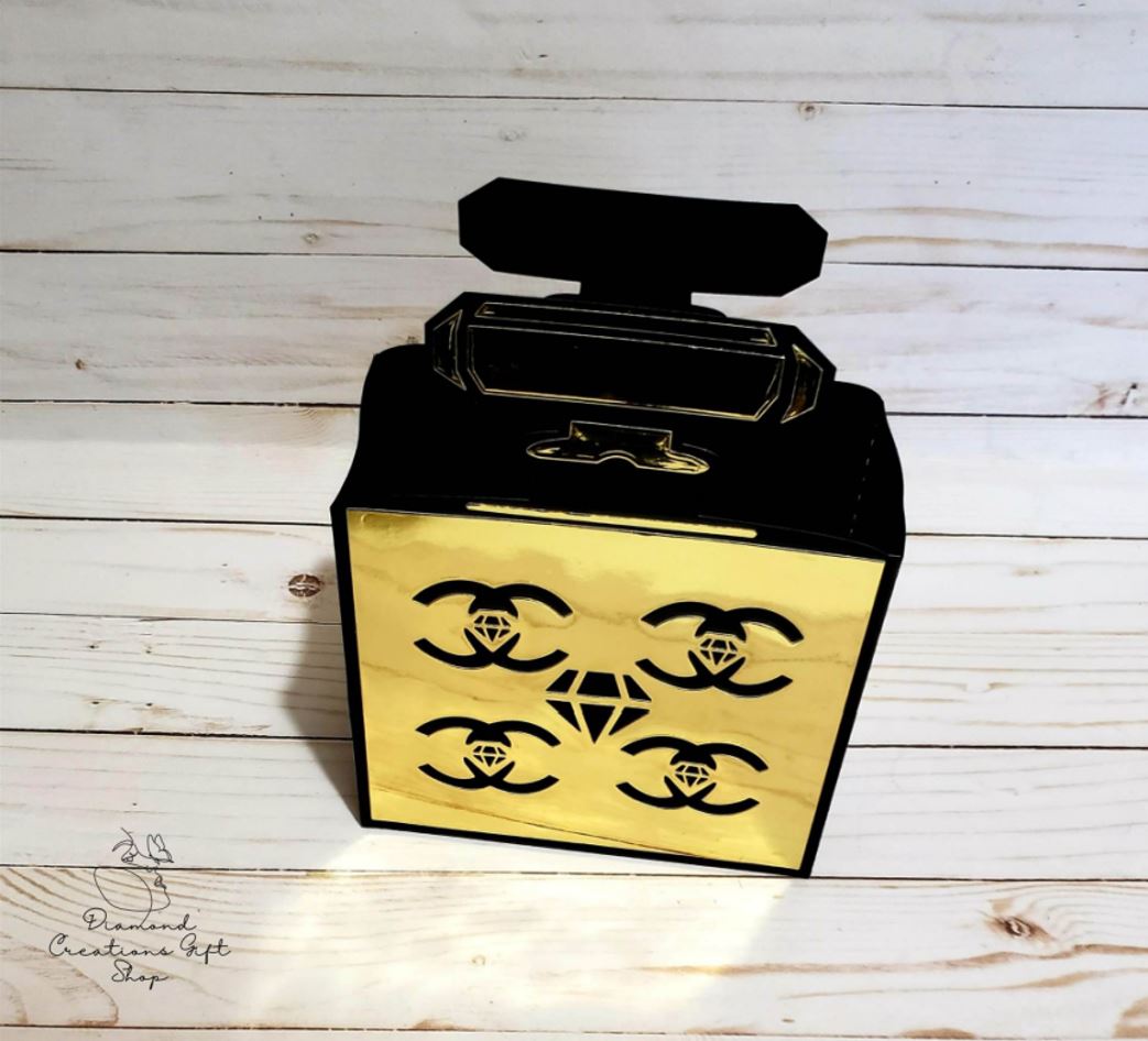 T1706 Perfume Box estilo #2 *** Troquel de Caja de Perfume Estilo #2