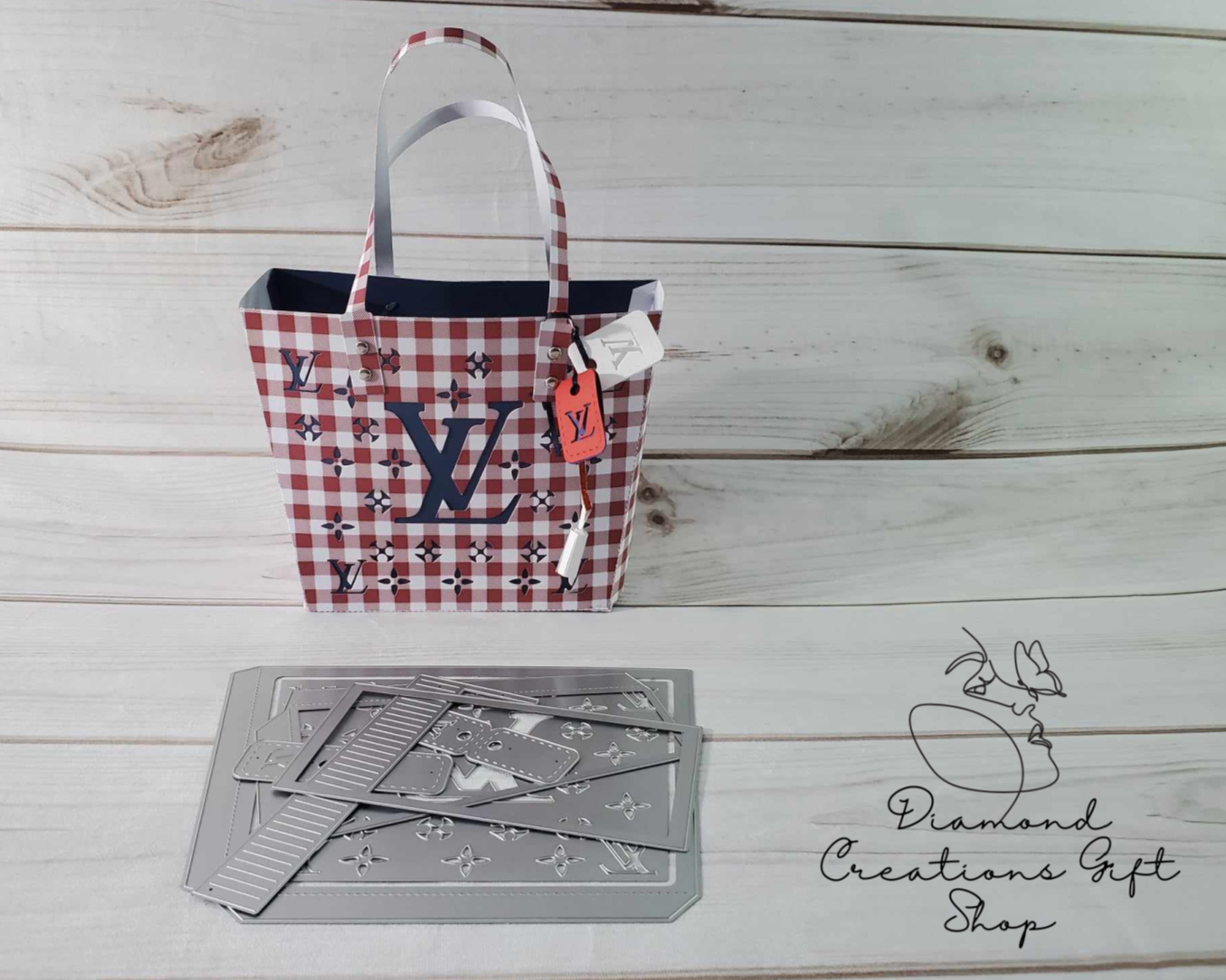 U1801 Monedero decorativo grande Estilo #1 *** Bolso LV Grande estilo #1