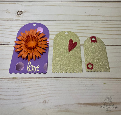 J808 Layered Round Tags *** Troquel de Etiquetas