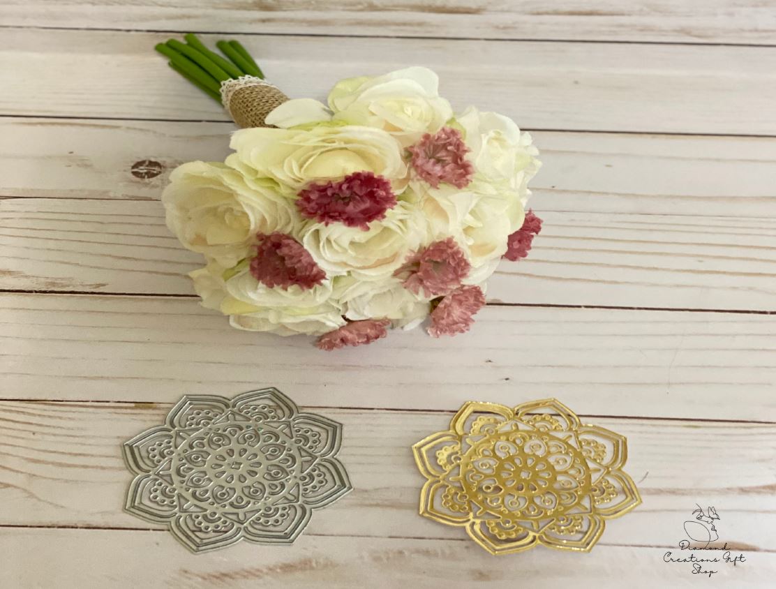 A-4 Round Center Flower Die ***  Centro de Flor