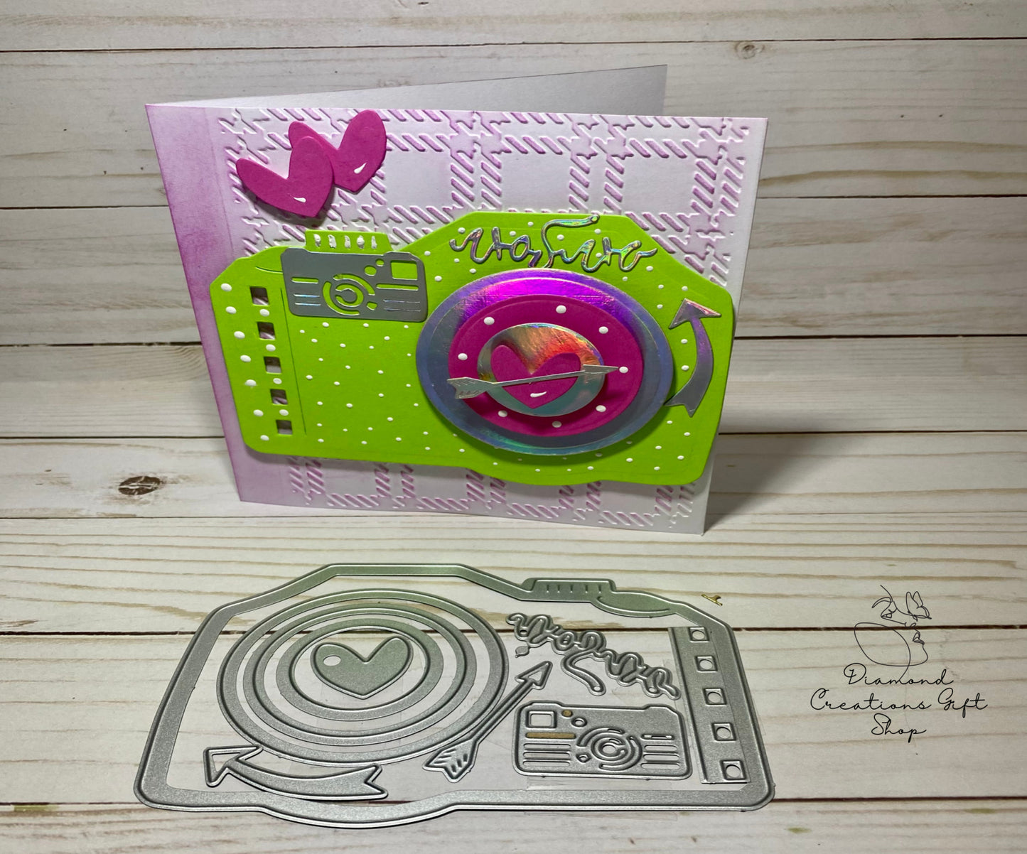 J805 Camera Die ***  Troquel Plantilla de Camará