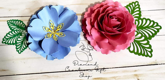 C215 Sabrina Rose Flower Die *** Troquel Flor Sabrina Rose
