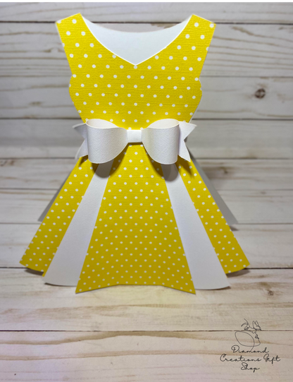 T1714 Dress Gift Box *** Troquel de Caja en Forma de Vestido