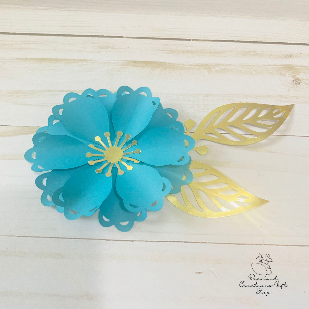 C202 Diana Flower Die ***  Troquel Flor Diana