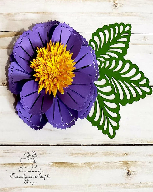 C223 Jolie Flower Die *** Troquel Flor Jolie