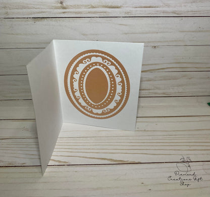 Troquel Invitación Oval H701 *** Troquel Invitación Diseño Ovalado