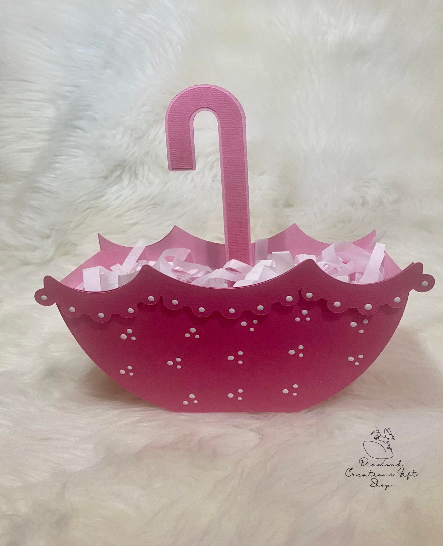 T1827 Umbrella Gift Bag *** Troquel Caja  Sombrilla